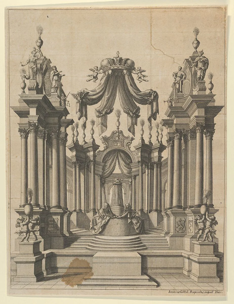 Catafalque — Jeremias Gottlob Rugendas
