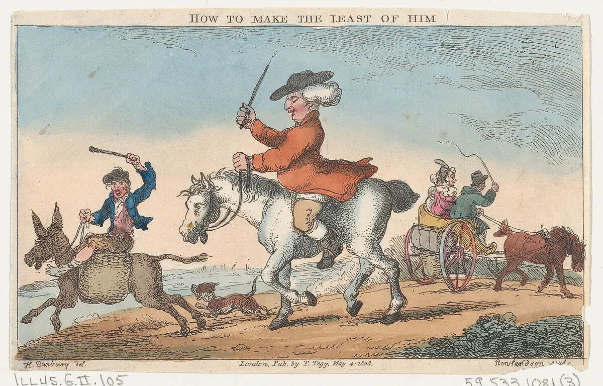How to Make the Least of Him — Thomas Tegg|Thomas Rowlandson|Henry William Bunbury