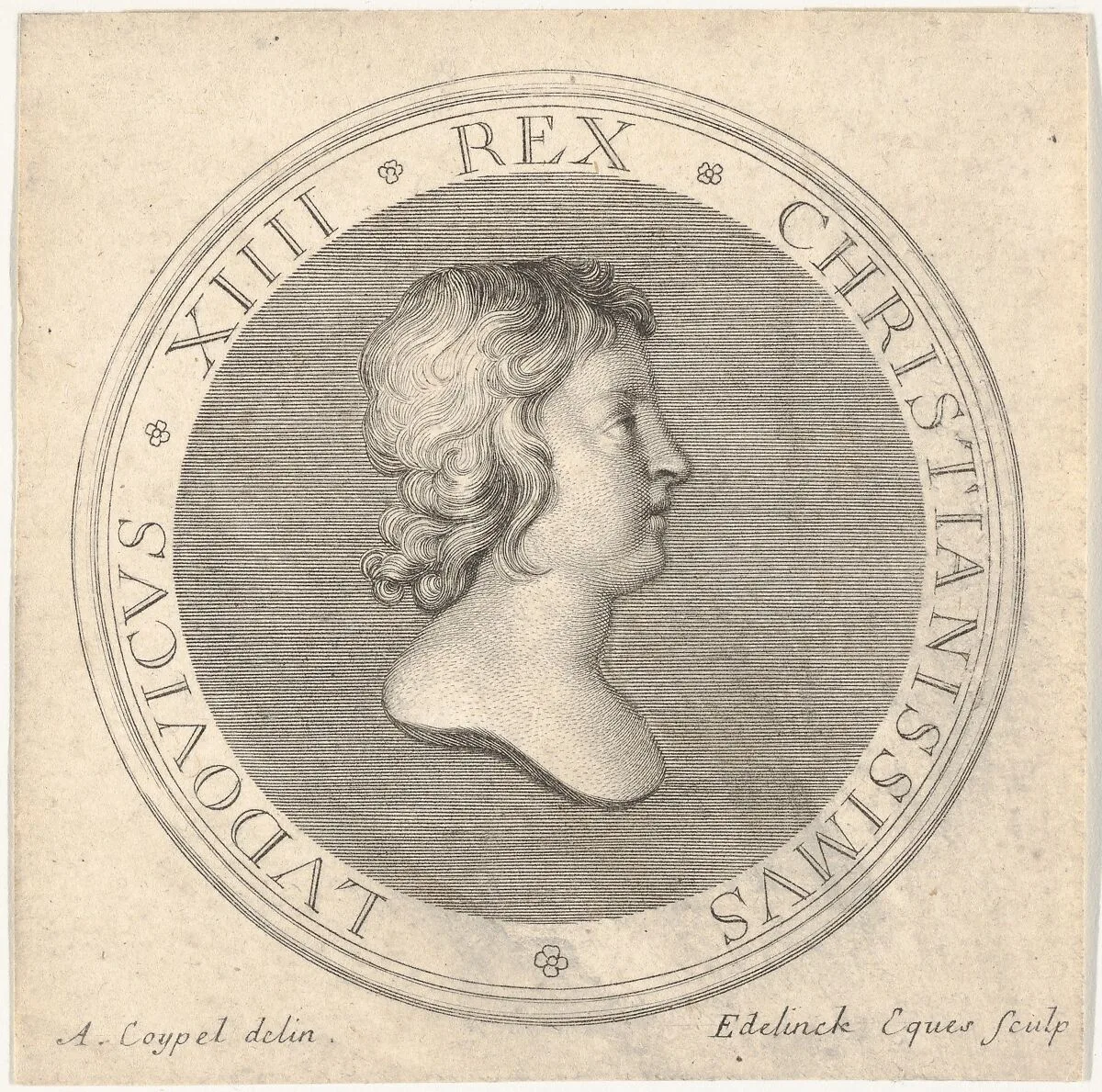 Medal of Louis XIV — Gérard Edelinck