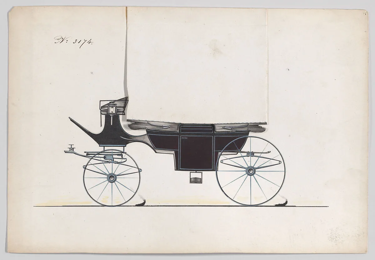 Design for Landau, No. 3174 — Brewster & Co.
