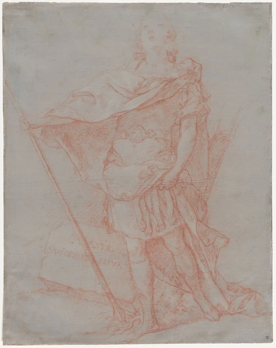 Louis XV as a Roman Emperor — Michel François Dandré-Bardon
