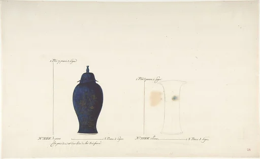Design for Two Vases