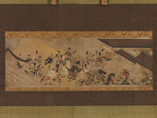 「六波羅行幸」 平治物語絵巻 断簡|Scene from “Imperial Visit to Rokuhara,” from The Tale of the Heiji Rebellion (Heiji monogatari)
