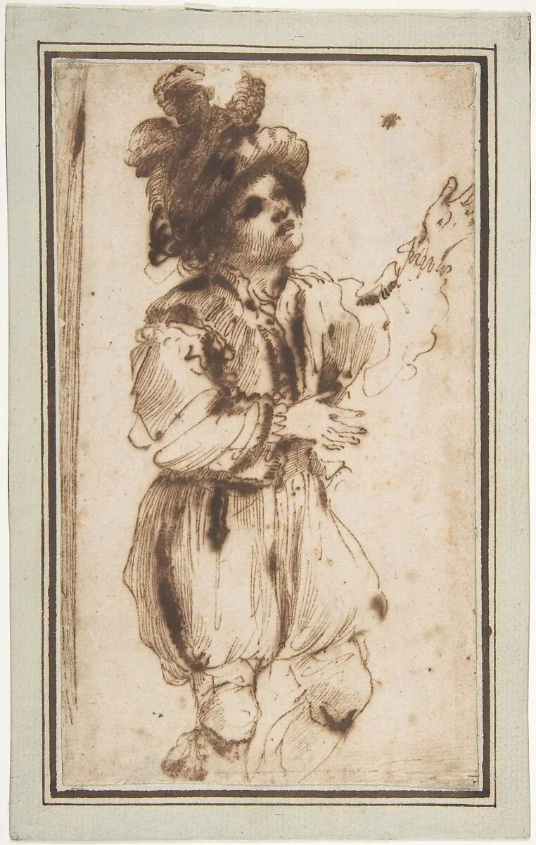 Boy Chasing a Butterfly — Guercino (Giovanni Francesco Barbieri)