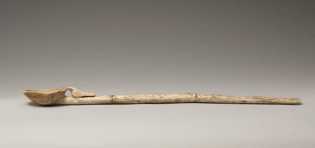 Spoon with a falcon on the handle — Unknown