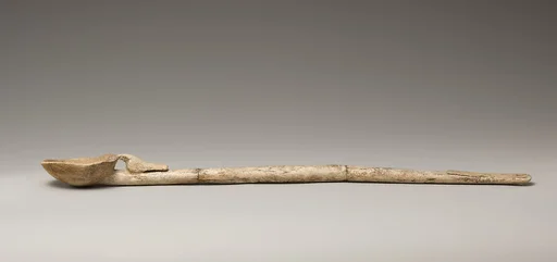 Spoon with a falcon on the handle