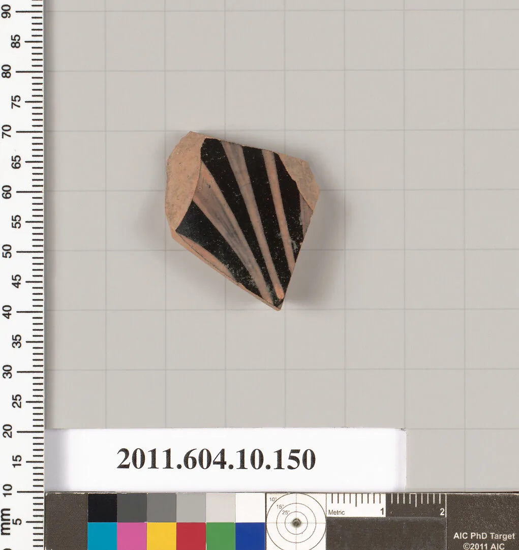 Terracotta fragment of a skyphos (deep drinking cup) — Unknown