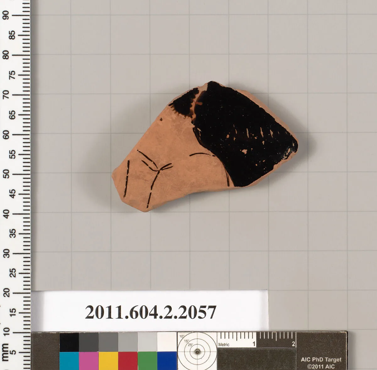 Terracotta fragment of a column-krater (bowl for mixing wine and water)? — Unknown
