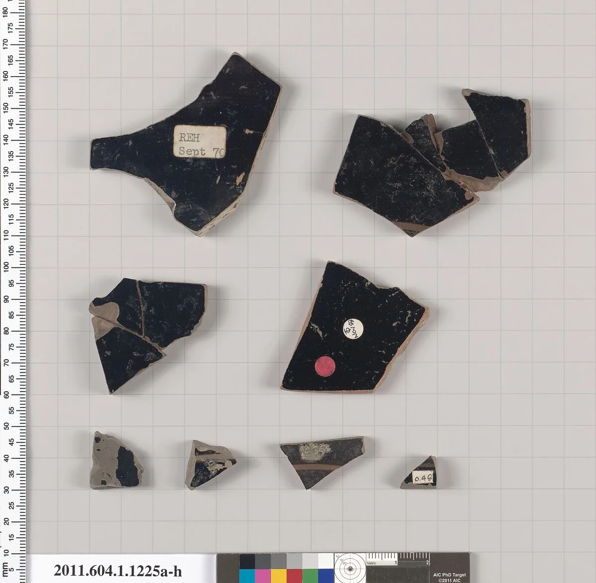 Terracotta fragments of kylikes (drinking cups) — Unknown
