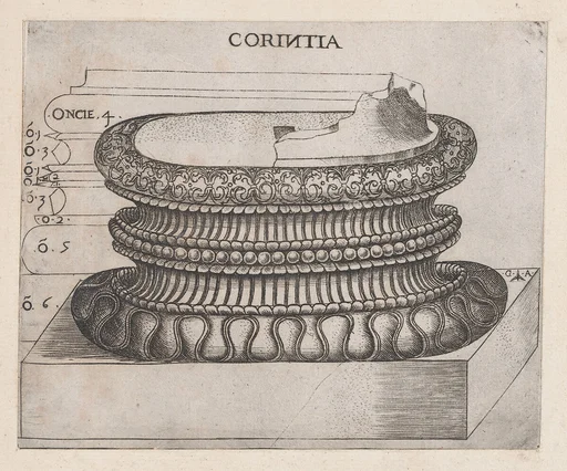 Speculum Romanae Magnificentiae: Corinthian base