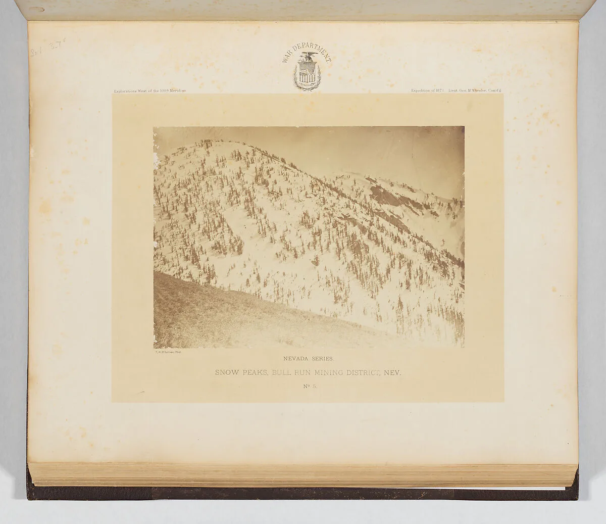 Snow Peaks, Bull Run Mining District, Nevada — Timothy H. O'Sullivan