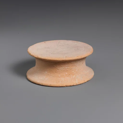 Terracotta statuette base