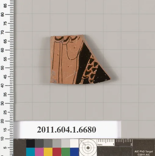 Terracotta fragment of a kylix (drinking cup)