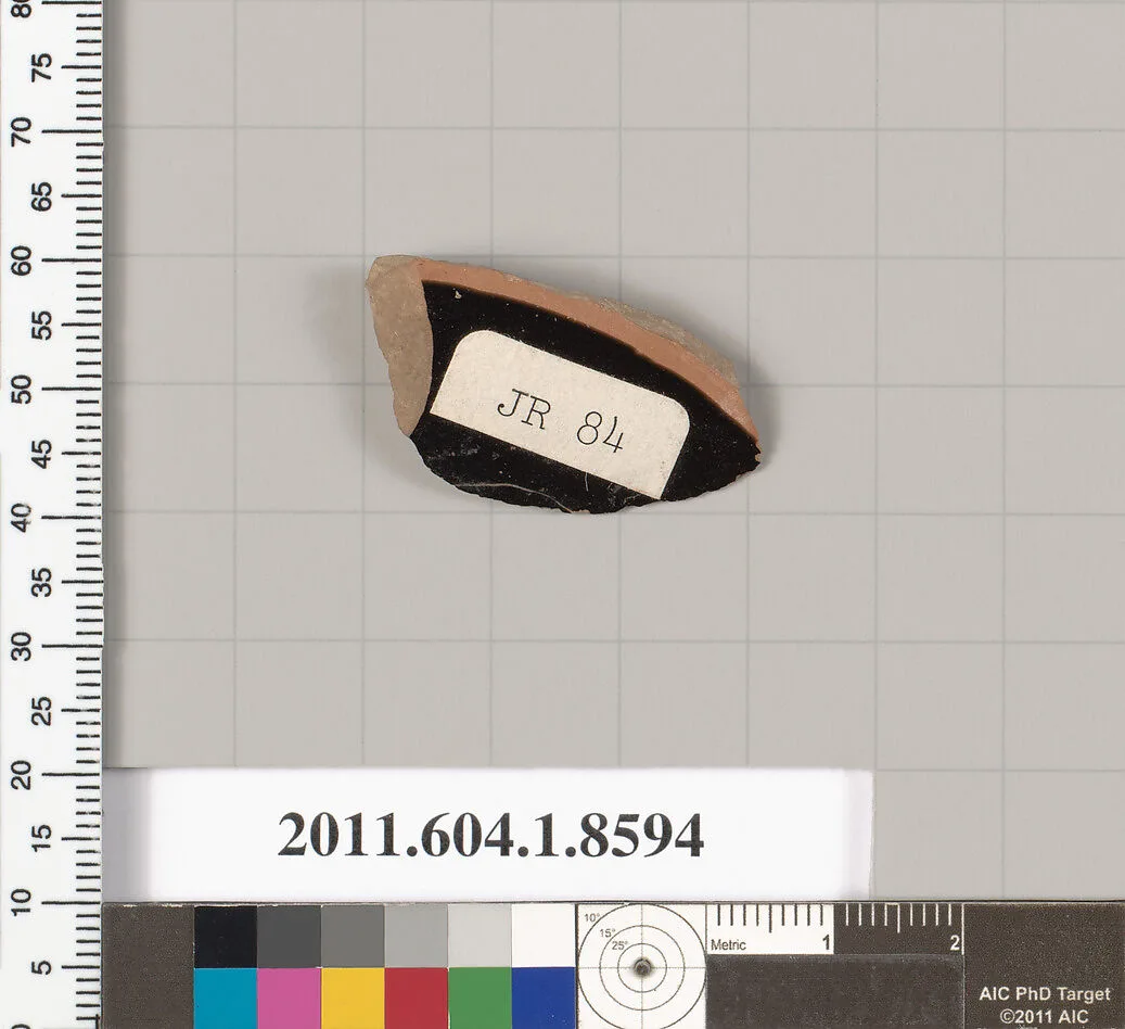 Terracotta fragment of a stemless kylix (drinking cup) — Unknown
