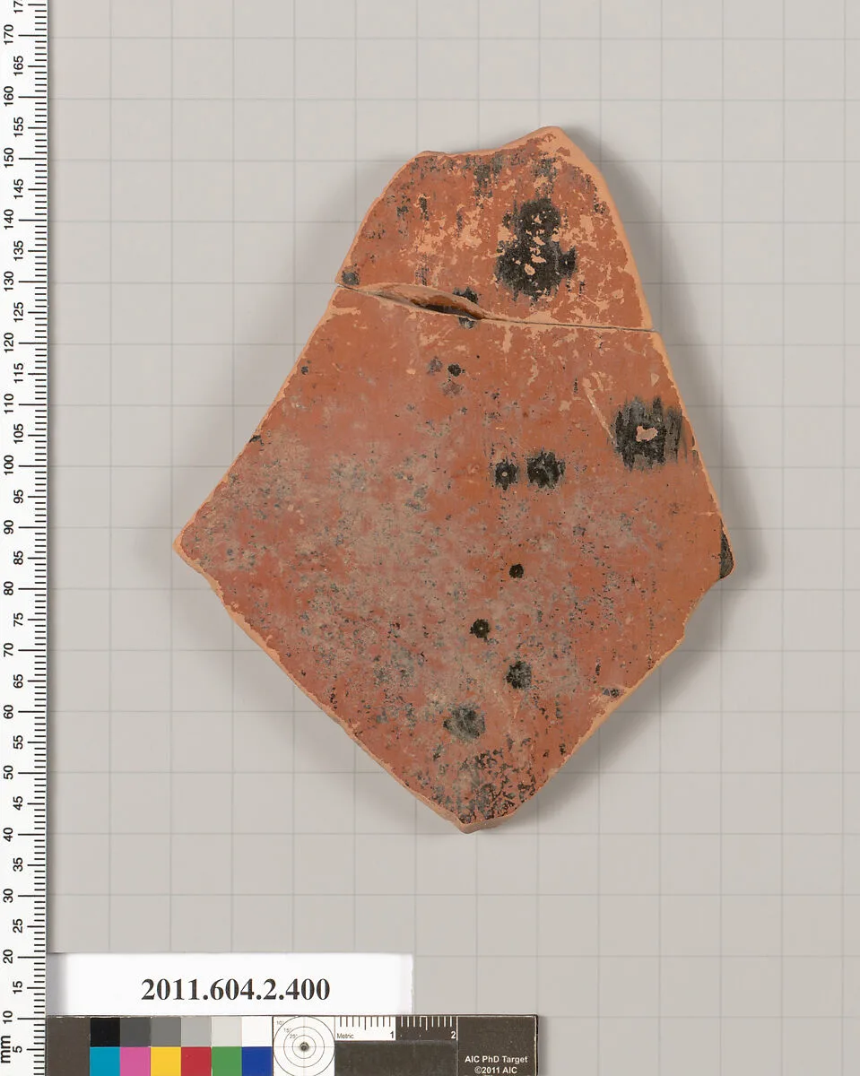 Terracotta fragment of a column-krater (bowl for mixing wine and water) — Unknown