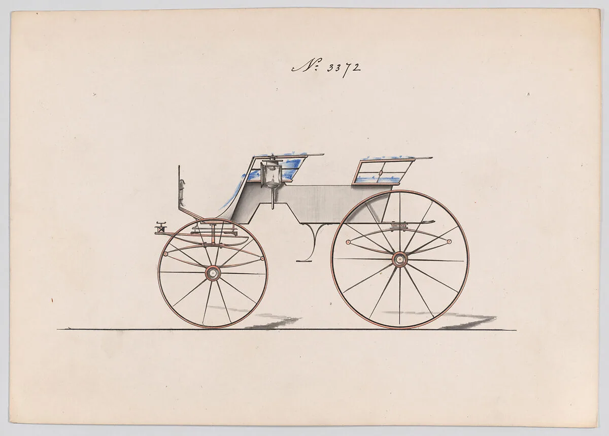 Design for T-Cart, no. 3372 — Brewster & Co.