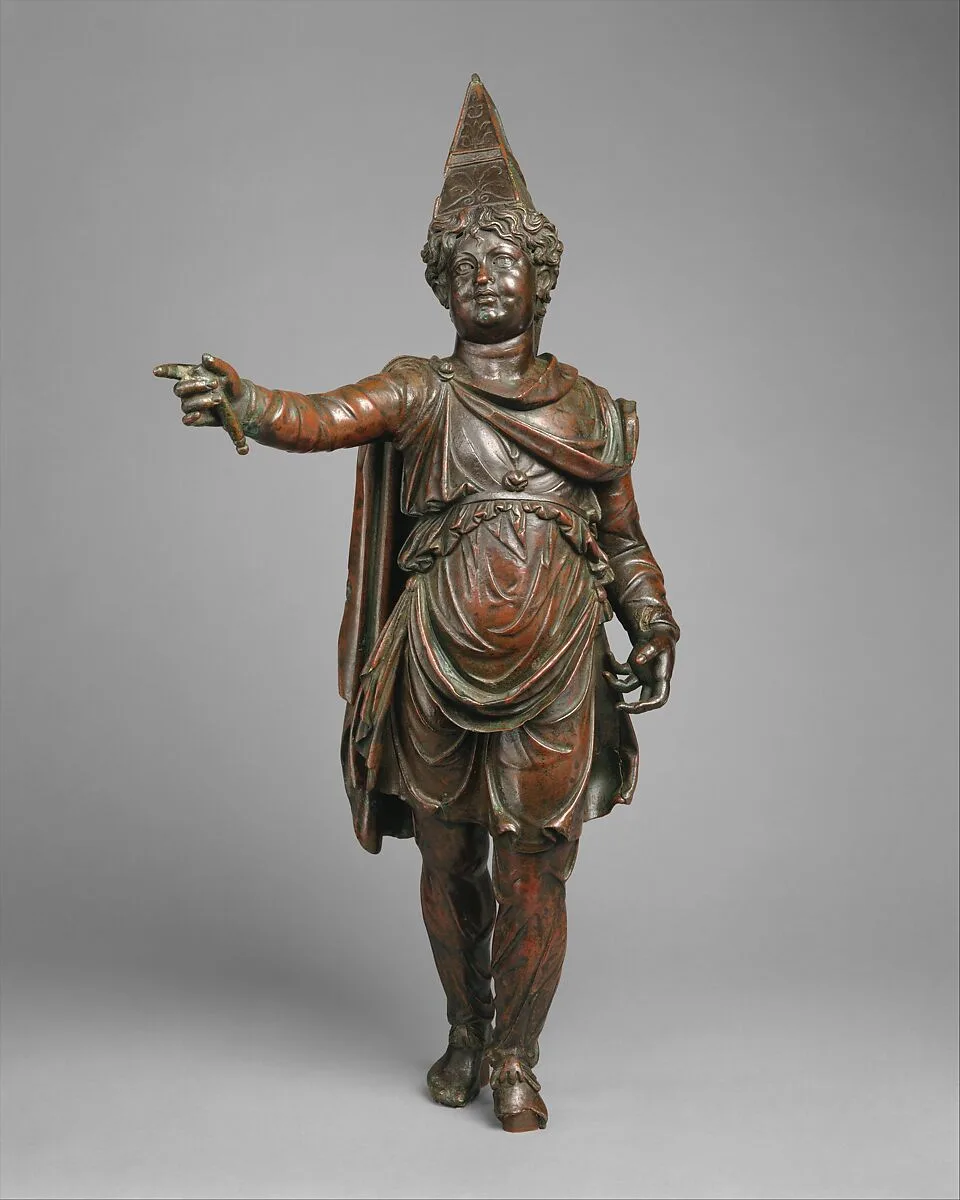 Bronze statuette of a boy in Eastern dress — Unknown