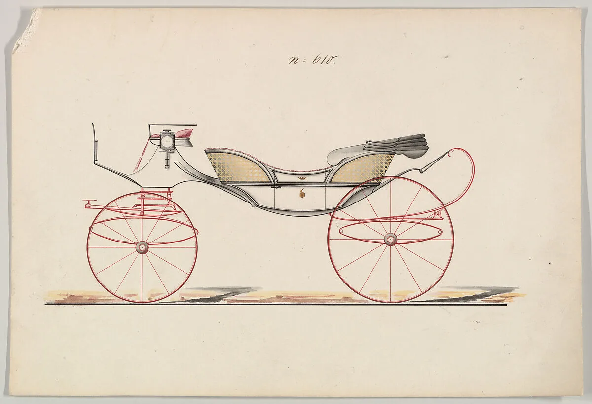 Design for Vis-à-vis, no. 610 — Brewster & Co.
