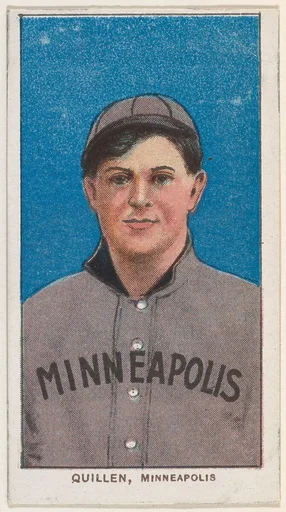 Quillen, Minneapolis, American Association, from the White Border series (T206) for the American Tobacco Company