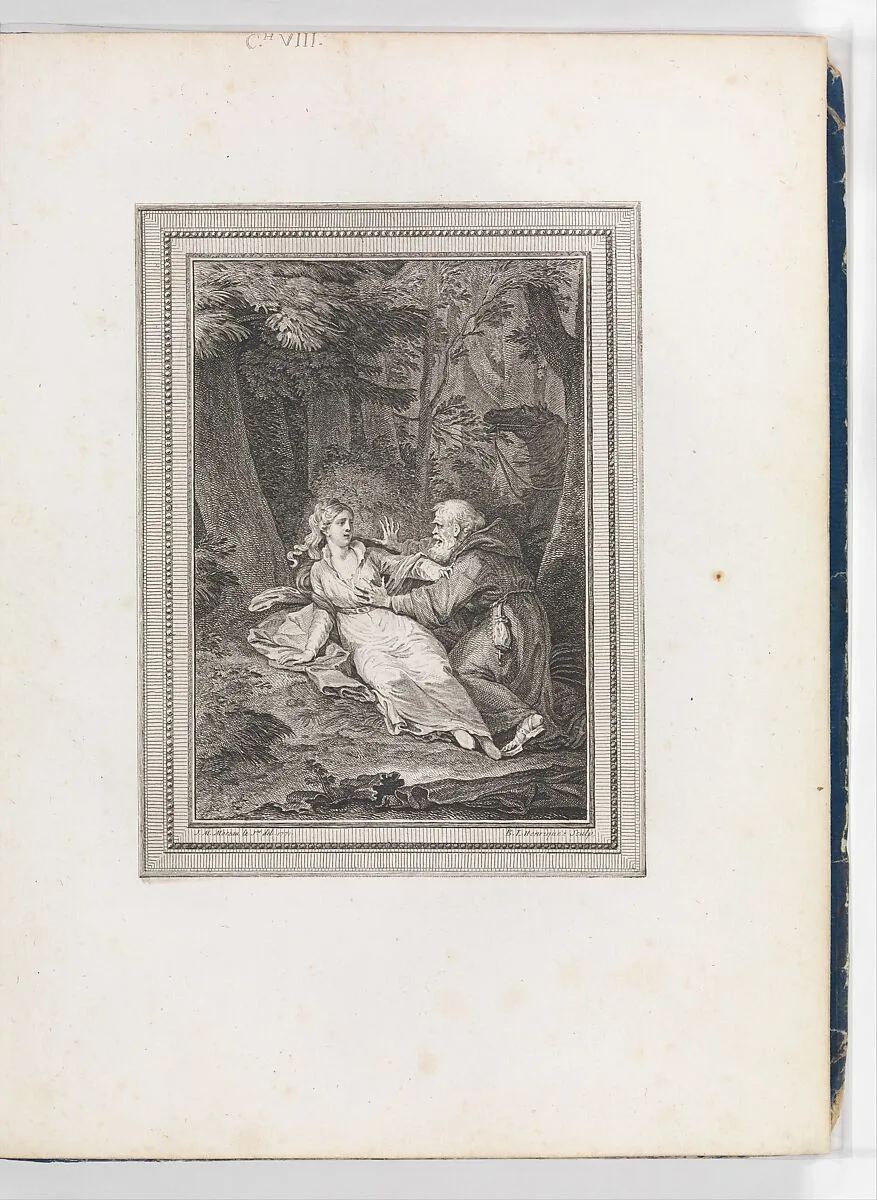 Roland Furieux, Poëme Héroique de l'Arioste — Ludovico Ariosto|Louis d'Ussieux|Brunet|Charles Dominique Joseph Eisen|Francesco Bartolozzi|Giovanni Battista Cipriani|Charles Nicolas Cochin II|Nicolas Ponce|Jean Michel Moreau the Younger|Nicolas de Launay|Jean-Baptiste Greuze|Pietro Antonio Martini