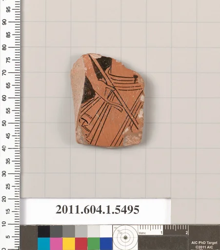 Terracotta fragment of a kylix (drinking cup)