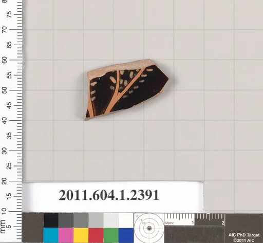 Terracotta fragment of a kylix (drinking cup)