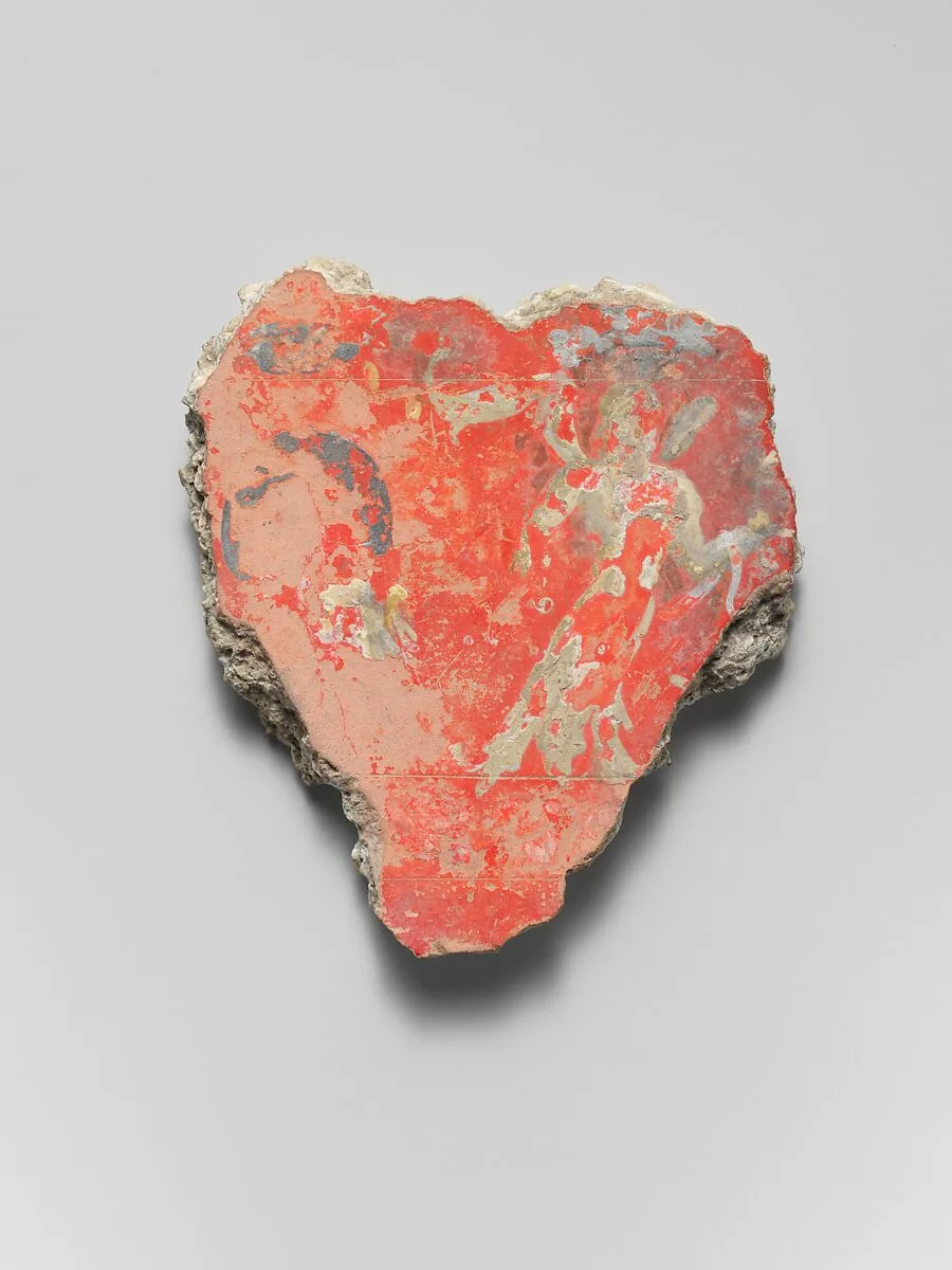 Fresco fragment with siren — Unknown