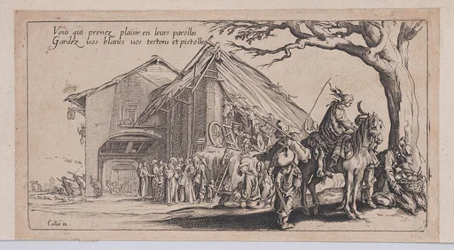 Copy of La Halte des Bohémiens: Les Diseuses de Bonne Aventure (The Gypsy Stopover: The Fortune Tellers), from "Le Bohémiens, série appelée aussi Les Égyptiens, La Marche des Bohémiens, La Vie Errante des Bohémiens, Les Marches Égyptiennes" (The Gypsies, series also called The Egyptians, The Gypsy Troops, The Wandering Lives of Gypsies, The Egyptian Troops)