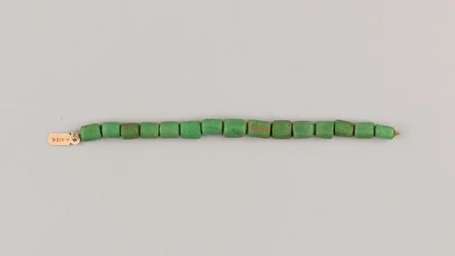 String of 15 hexagonal beads