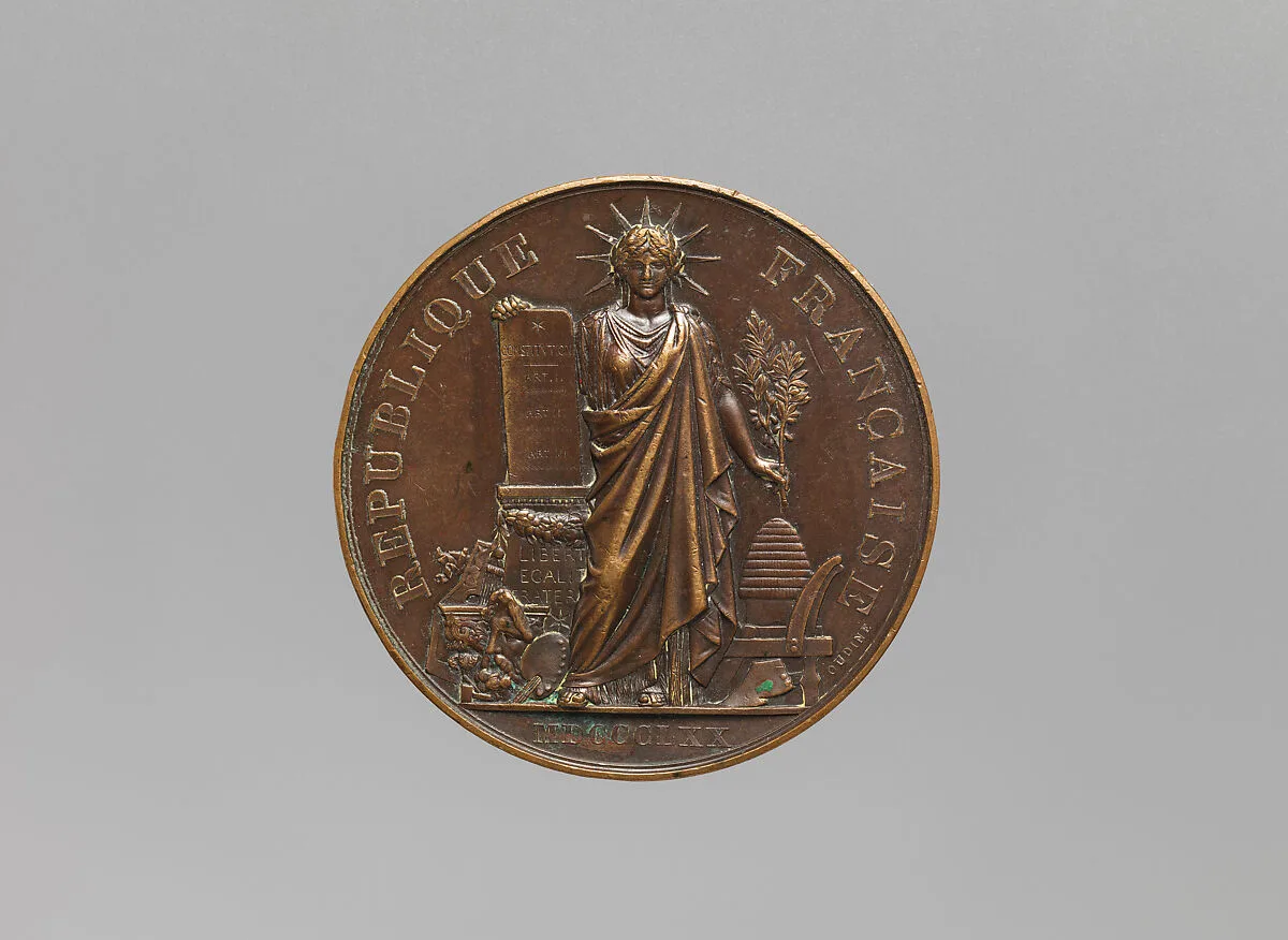 Medal Awarded to French Civilian Pigeon-Keepers (Colombiers civils) — Eugène-André Oudiné