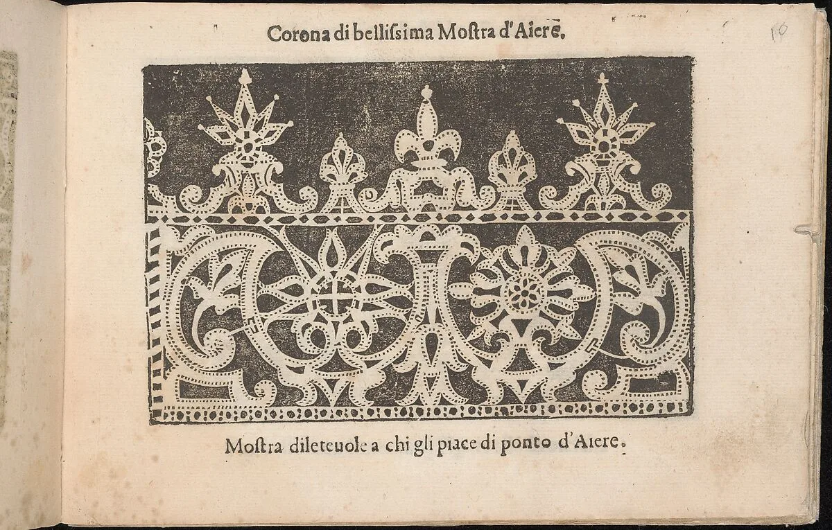 Corona delle Nobile et Virtuose Donne, Libro Terzo, page 10 (recto) — Alessandro de' Vecchi|Cesare Vecellio