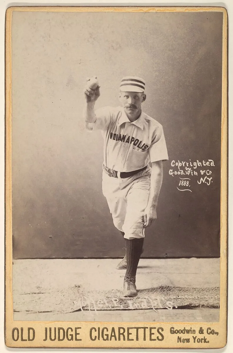 Moffet, Pitcher, Indianapolis, from the series Old Judge Cigarettes — Goodwin & Company