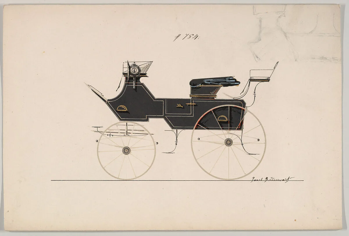 Design for Drag, no. 784 — Brewster & Co.|Paul Rodissart