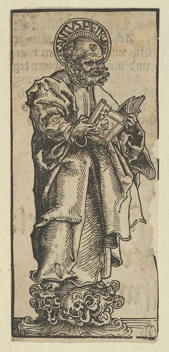 Silver Statuette of St. Peter, from the Wittenberg Reliquaries — Lucas Cranach the Elder