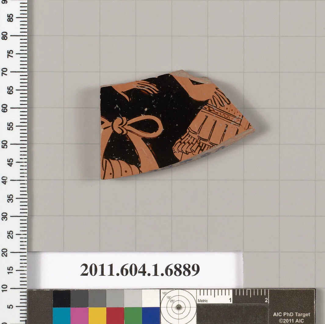 Terracotta fragment of a kylix (drinking cup) — Unknown