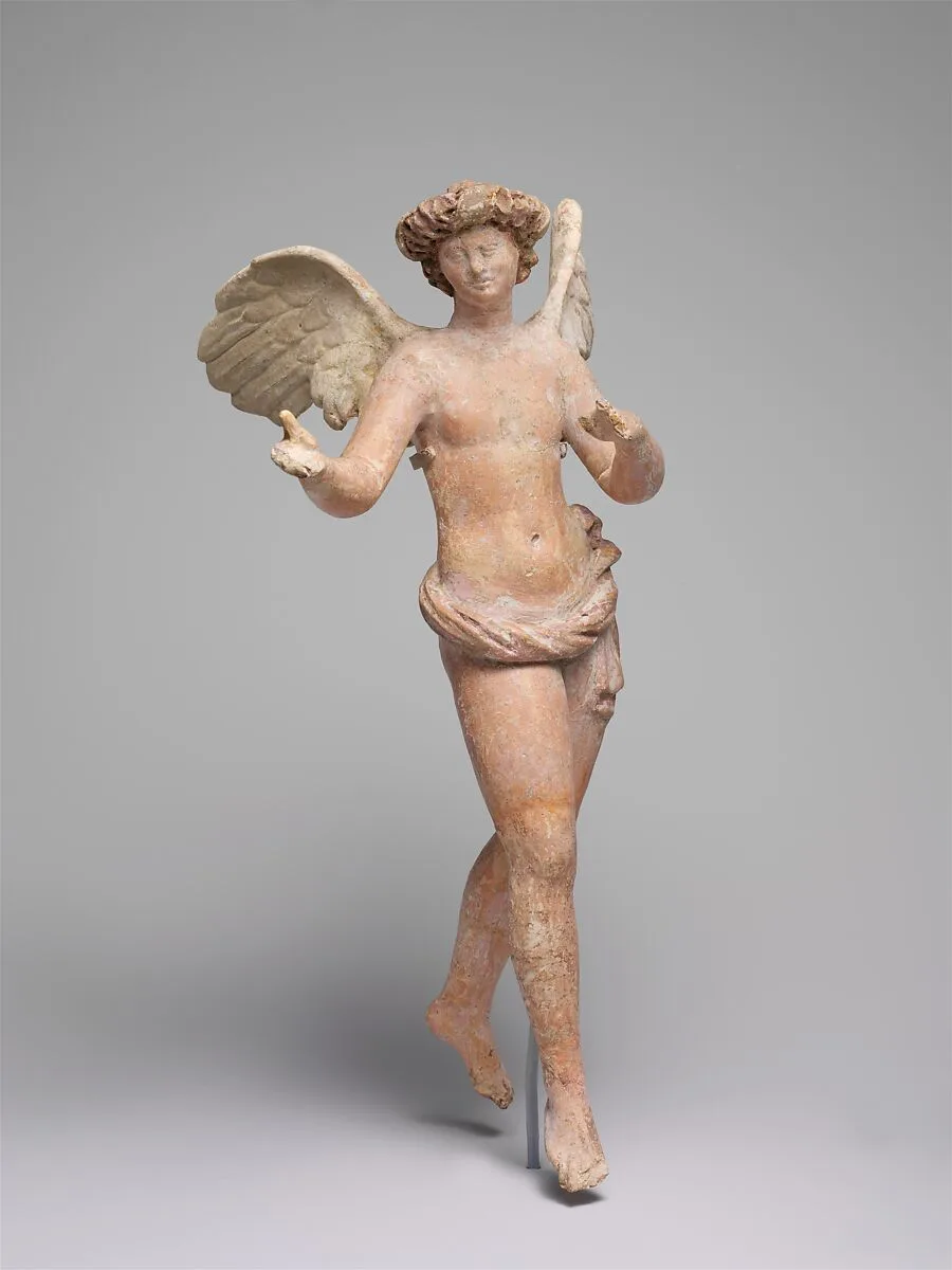 Terracotta statuette of Eros flying — Unknown