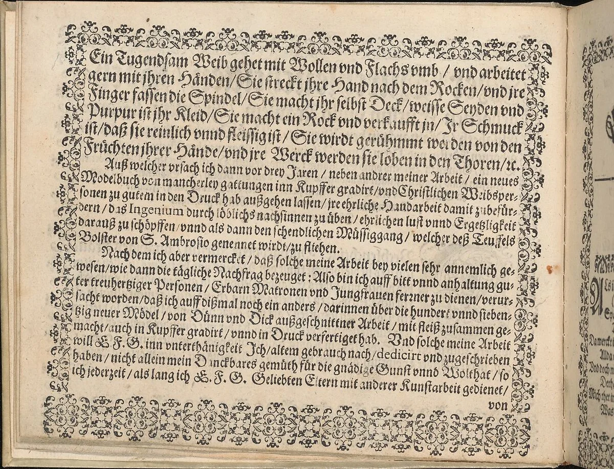 Newes Modelbuch in Kupffer (Page, 3v) — Johann Sibmacher
