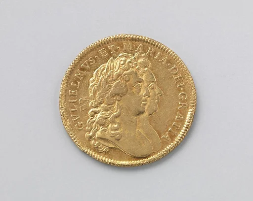 Two guineas coin of William and Mary