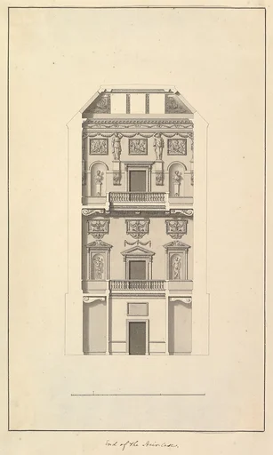 End of Staircase, Houghton Hall, Norfolk