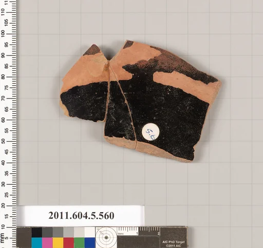 Terracotta fragment of a kylix (drinking cup)