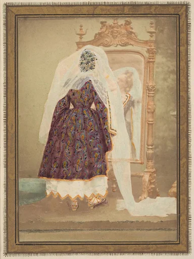 [La Comtesse in robe de piqué or as Judith (?)]