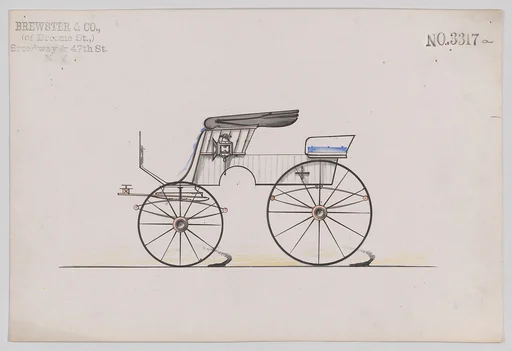 Design for Stanhope Phaeton, no. 3317a