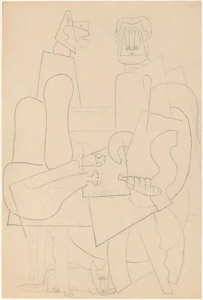 Card Players at a Table — Pablo Picasso