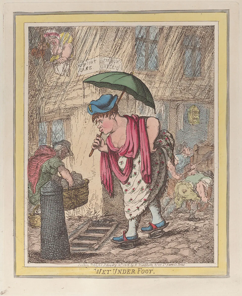 Wet Under Foot — Hannah Humphrey|Thomas Rowlandson