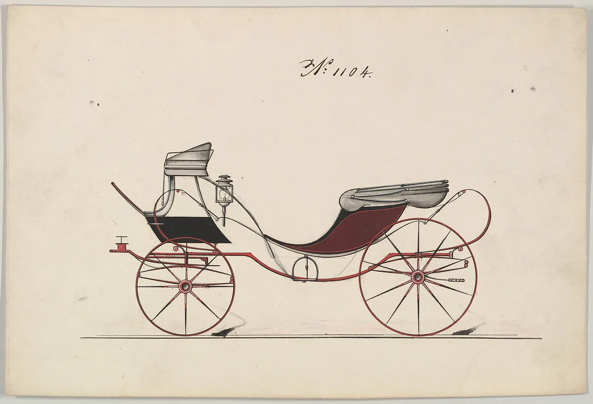 Design for Eight Spring Victoria, no. 1104 — Brewster & Co.