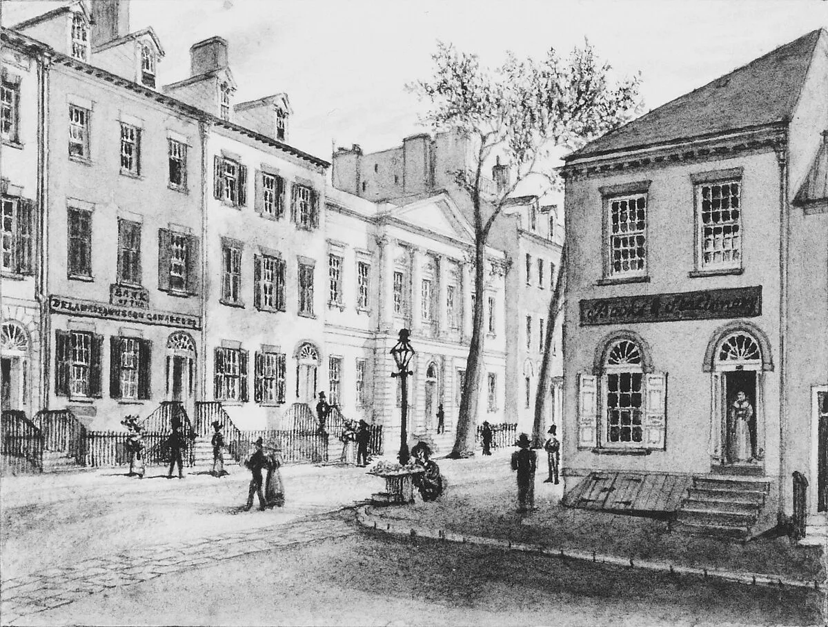 United States Branch Bank, Wall Street — Charles W. Burton