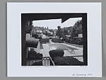 “Sacramento Arms” Motel Court Looking out on Sternwheeler and Western Sets — Robert Cumming