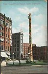 Totem Pole and Pioneer Square, Seattle, Washington.