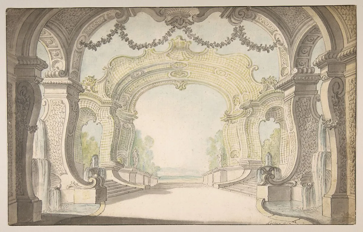Study for a Stage Set — Jacques de Lajoüe