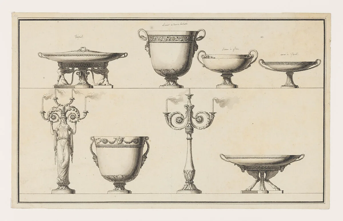 Designs for Silver — Jean Guillaume Moitte